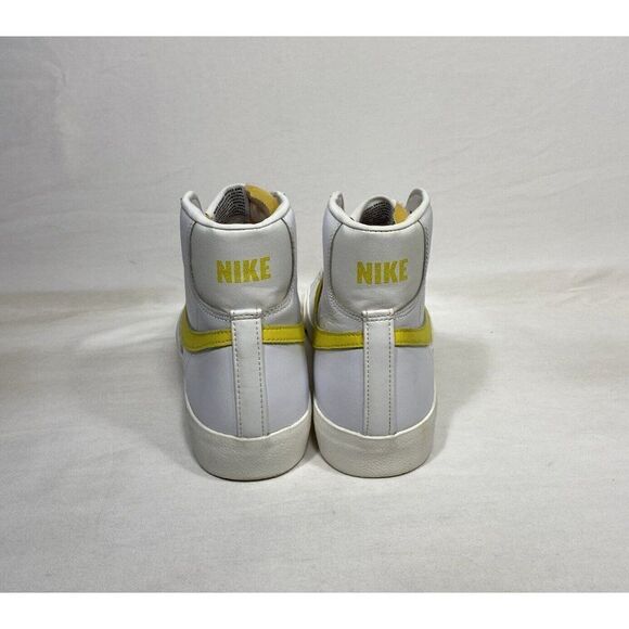 Nike Blazer Mid '77 Vintage BQ6806-101 Opti Yellow White Shoes Men’s Size 8.5 - Picture 4 of 10